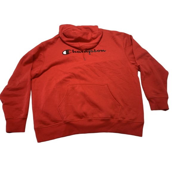 Red champion hoodie discount kids